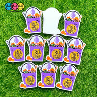 Trick Or Treat Bag Bloody Halloween Word Theme Planar Decoden Planars 10Pcs Trick Treat