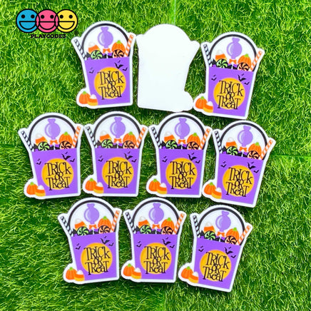 Trick Or Treat Bag Bloody Halloween Word Theme Planar Decoden Planars 10Pcs Trick Treat