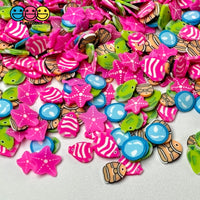 Tropical Fish Fimo Fake Polymer Clay Sprinkles Clown Jimmies Funfetti Sprinkle