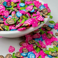 Tropical Fish Fimo Fake Polymer Clay Sprinkles Clown Jimmies Funfetti Sprinkle