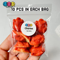 Turkey Cooked Roasted Flat Back Charm Christmas Thanksgiving Cabochons 10 Pcs Playcode3 Llc