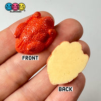 Turkey Cooked Roasted Flat Back Charm Christmas Thanksgiving Cabochons 10 Pcs Playcode3 Llc