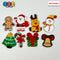 Ultimate Christmas Cabochon Collection Santa Gingerbread Man Snowman Charming Holiday Characters