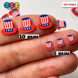 Uncle Sam Hat Patriotic 4Th Of July Memorial Day Sprinkles Fake Clay Sprinkle Funfetti Confetti
