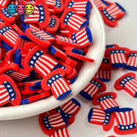 Uncle Sam Hat Patriotic 4Th Of July Memorial Day Sprinkles Fake Clay Sprinkle Funfetti Confetti