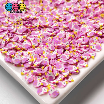 Unicorn Head Fimo Slices Fake Food Sprinkles Unicorns Decoden Sprinkle