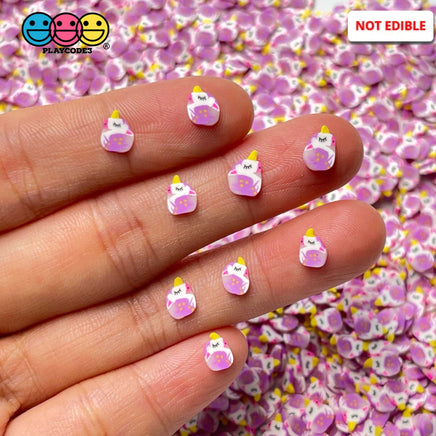 Unicorn Head Fimo Slices Fake Food Sprinkles Unicorns Decoden Sprinkle