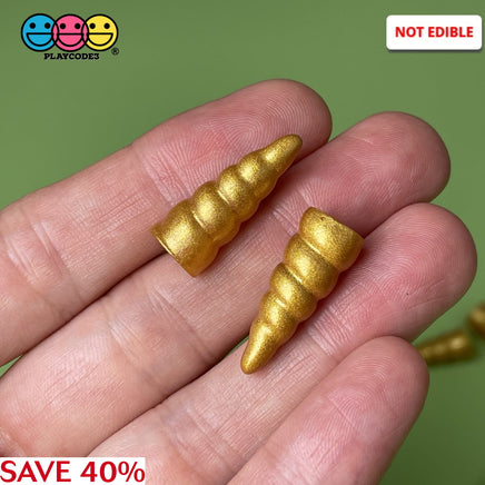 Unicorn Horns Gold Unicorns Charms Decoden Charm