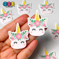Unicorn Macaron Unicorns Planar Flatback Cabochon Planars 10Pcs