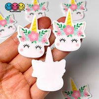 Unicorn Macaron Unicorns Planar Flatback Cabochon Planars 10Pcs