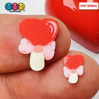 Valentine Heart Lollipop Bow And Stick Fimo Slices Valentines Day Fake Clay Sprinkles 10/5Mm