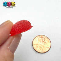 Valentine’s Day Fake Sugar Gummy Red Holiday Heart charm Flatback Cabochons Decoden Charm 10 pcs - Charm