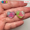 Valentine’s Day Glitter Hearts Multicolor Flatback Cabochons Decoden Charm 12 Pcs