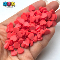 Valentine’s Day Heart Shape Red and Pink Fake Hearts Sprinkles Funfetti 8mm Sprinkle