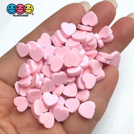 Valentine’s Day Heart Shape Red and Pink Fake Hearts Sprinkles Funfetti 8mm Sprinkle