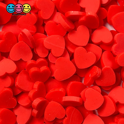 Valentines Day Heart Shape Red And Pink Fake Hearts Sprinkles Funfetti 8Mm 20 Grams / Red Sprinkle
