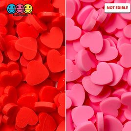 Valentines Day Heart Shape Red And Pink Fake Hearts Sprinkles Funfetti 8Mm Sprinkle