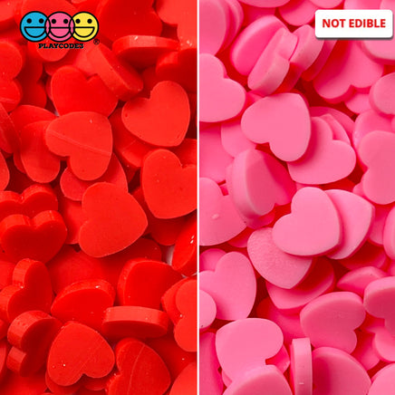 Valentines Day Heart Shape Red And Pink Fake Hearts Sprinkles Funfetti 8Mm Sprinkle