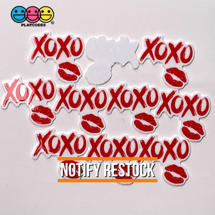 Valentine Theme Balloon Xoxo Mailbox Planars Decoden 10Pcs Xoxo Planar