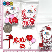 Valentine Theme Balloon Xoxo Mailbox Planars Decoden 10Pcs Planar