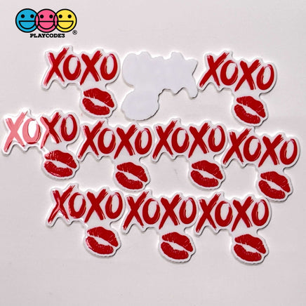 Valentine Theme Balloon Xoxo Mailbox Planars Decoden 10Pcs Xoxo Planar