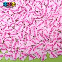 Valentines Love Hearts Multiple Color Fake Sprinkles 20 Grams / Pink Sprinkle