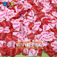 Valentines Love Hearts Multiple Color Fake Sprinkles 20 Grams / Red Pink Mix Sprinkle