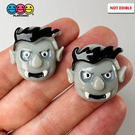 Vampire Dracula Gray Charm Plastic Party Favors Halloween Cabochons 10 Pcs Playcode3 Llc