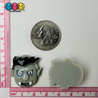Vampire Dracula Gray Charm Plastic Party Favors Halloween Cabochons 10 Pcs Playcode3 Llc