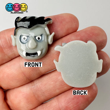Vampire Dracula Gray Charm Plastic Party Favors Halloween Cabochons 10 Pcs Playcode3 Llc