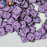 Vampire Purple Fimo Slices Polymer Clay Fake Sprinkles Halloween Funfetti 10/5 Mm Sprinkle