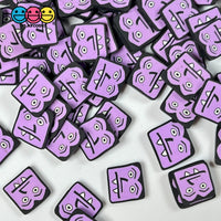 Vampire Purple Fimo Slices Polymer Clay Fake Sprinkles Halloween Funfetti 10/5 Mm Sprinkle