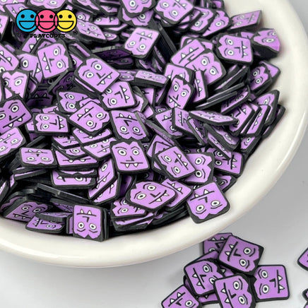 Vampire Purple Fimo Slices Polymer Clay Fake Sprinkles Halloween Funfetti 10/5 Mm Sprinkle
