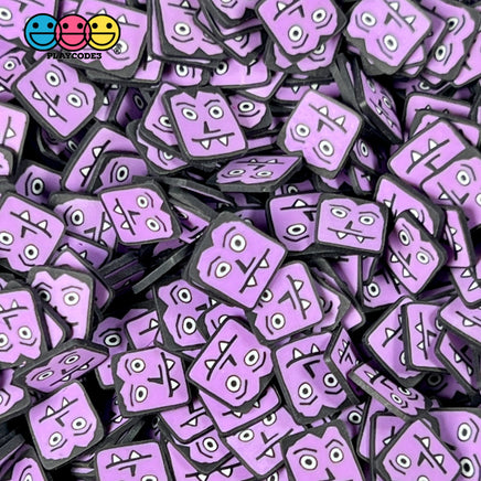 Vampire Purple Fimo Slices Polymer Clay Fake Sprinkles Halloween Funfetti 10/5 Mm Sprinkle