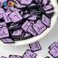Vampire Purple Fimo Slices Polymer Clay Fake Sprinkles Halloween Funfetti 10/5 Mm Sprinkle