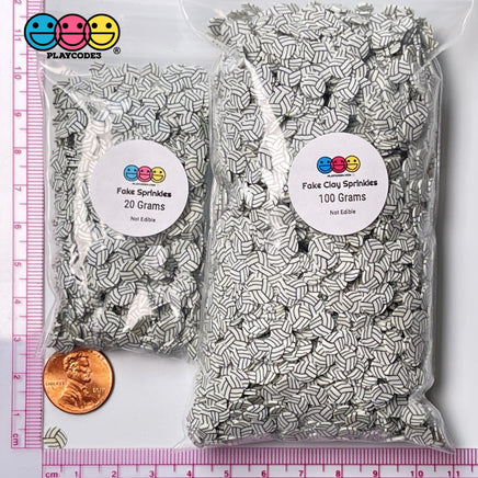 Volleyball Sports Ball Theme Fimo Slices Fake Clay Sprinkles Decoden Jimmies Sprinkle