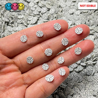 Volleyball Sports Ball Theme Fimo Slices Fake Clay Sprinkles Decoden Jimmies Sprinkle