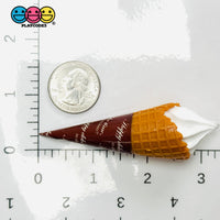 Waffle Ice Cream Cone Charm Faux Dessert Miniature 5 pcs PLAYCODE3 LLC Fake Food