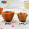 Waffle Ice Cream Dessert Mini Cup Bowl Fake Food Charm Cabochons 2 Sizes 10 Pcs