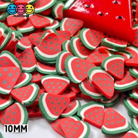 Watermelon Large Fimo Slices Polymer Clay Watermelons Fake Sprinkles 20/10Mm 10 Mm / 20 Grams
