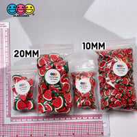 Watermelon Large Fimo Slices Polymer Clay Watermelons Fake Sprinkles 20/10Mm Sprinkle