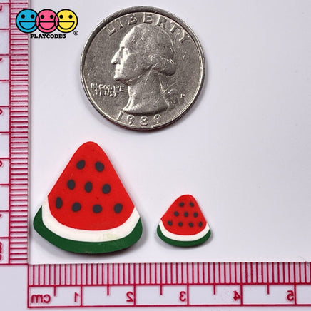 Watermelon Large Fimo Slices Polymer Clay Watermelons Fake Sprinkles 20/10Mm Sprinkle