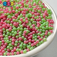 Watermelon Mix Nonpareil Glass 1.9Mm Beads Caviar Faux Sprinkles Decoden Fake Bead