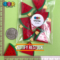 10Pcs Watermelon On A Stick Charms Watermelons Fake Fruit Charm Cabochons Decoden Playcode3
