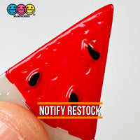Watermelon Slice Flat Back Charms Watermelons Fake Fruit Plastic Cabochons 10 Pcs Playcode3 Llc