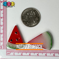 Watermelon Slice Flat Back Charms Watermelons Fake Fruit Plastic Cabochons 10 Pcs Playcode3 Llc