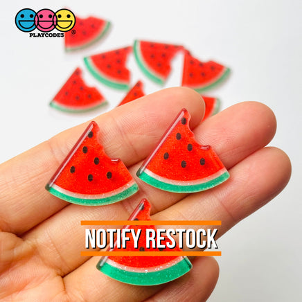 Watermelon Summer Fruit Flatback Cabochons Decoden Charm 10 Pcs Playcode3 Llc