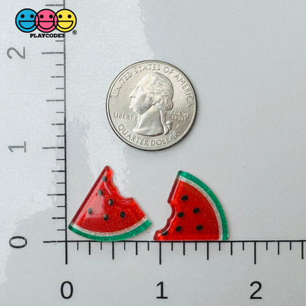 Watermelon Summer Fruit Flatback Cabochons Decoden Charm 10 Pcs Playcode3 Llc