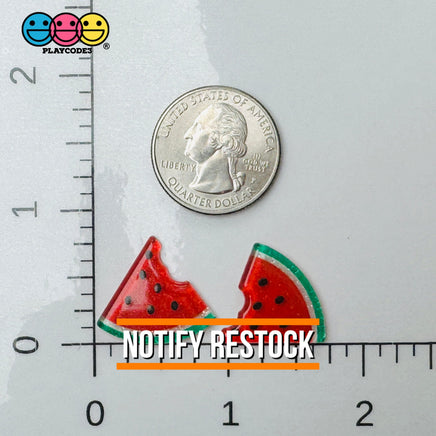 Watermelon Summer Fruit Flatback Cabochons Decoden Charm 10 Pcs Playcode3 Llc