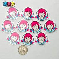 Wendy Fast Food Charms Planner Decoden Planars Cabochons Party Favor 10 pcs PLAYCODE3 Planar